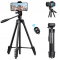 K&f Lekki statyw 150cm ze sterowaniem Bluetooth uchwytem na telefon B174A1
