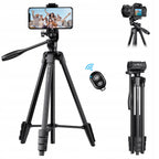 K&f Lekki statyw 150cm ze sterowaniem Bluetooth uchwytem na telefon B174A1