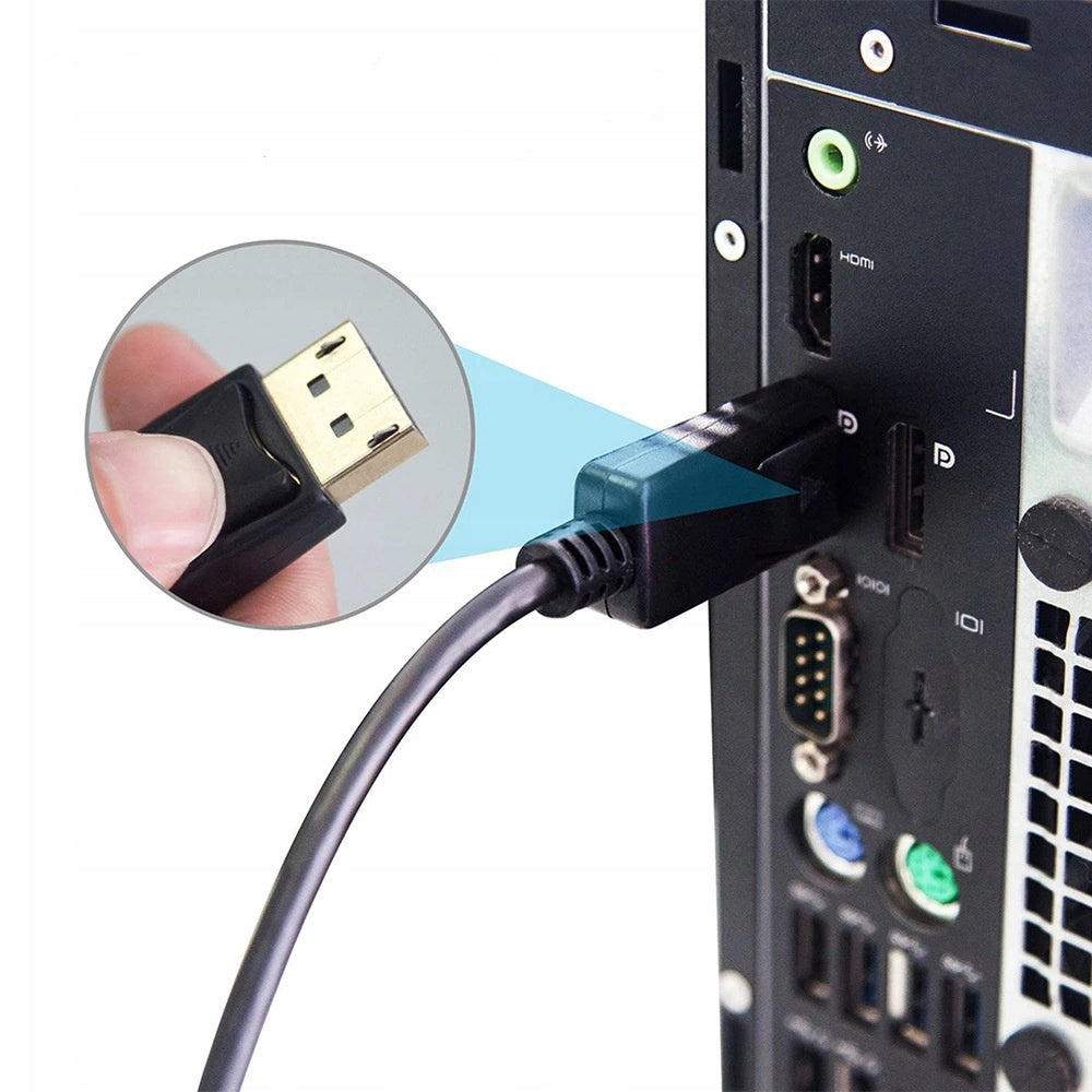 Kabel adapter displayport DP v1.4 - HDMI v2.0 4K