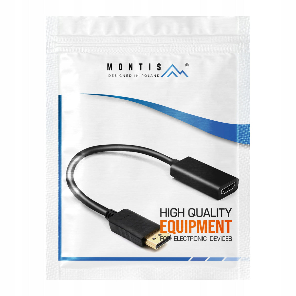 Kabel adapter displayport DP v1.4 - HDMI v2.0 4K