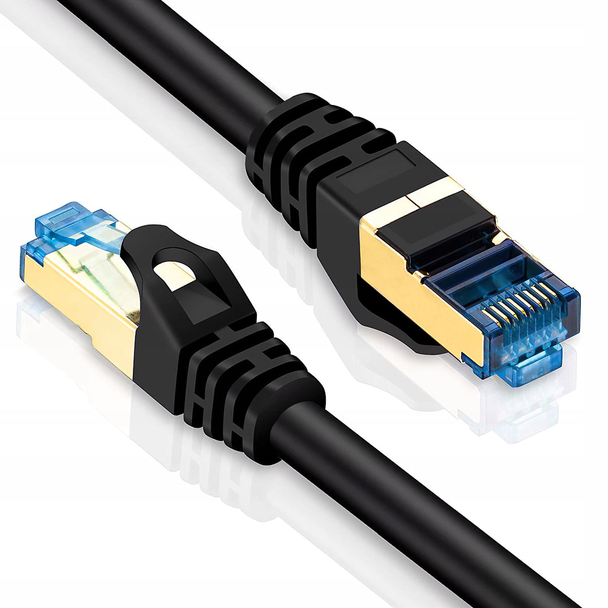 KABEL SIECIOWY LAN ZŁOTY MIEDŹ + SFTP CAT7 20M Patchcord RJ45 7 ETHERNET