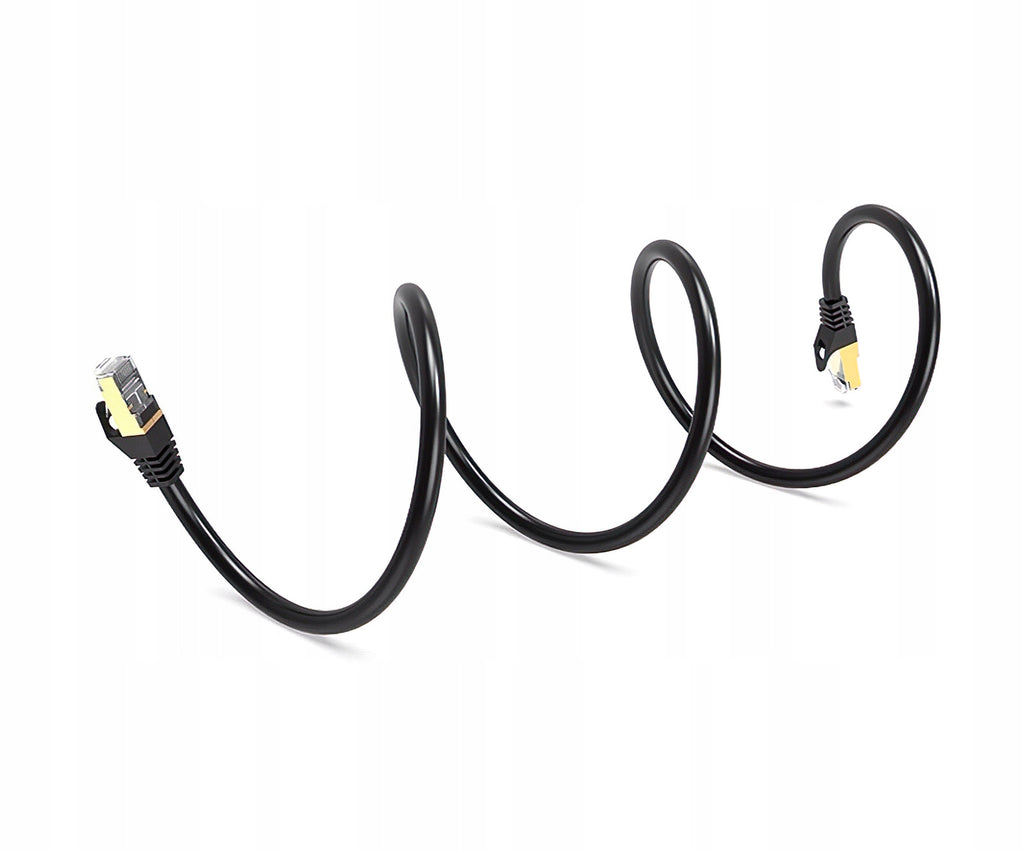 KABEL SIECIOWY LAN ZŁOTY MIEDŹ + SFTP CAT7 20M Patchcord RJ45 7 ETHERNET