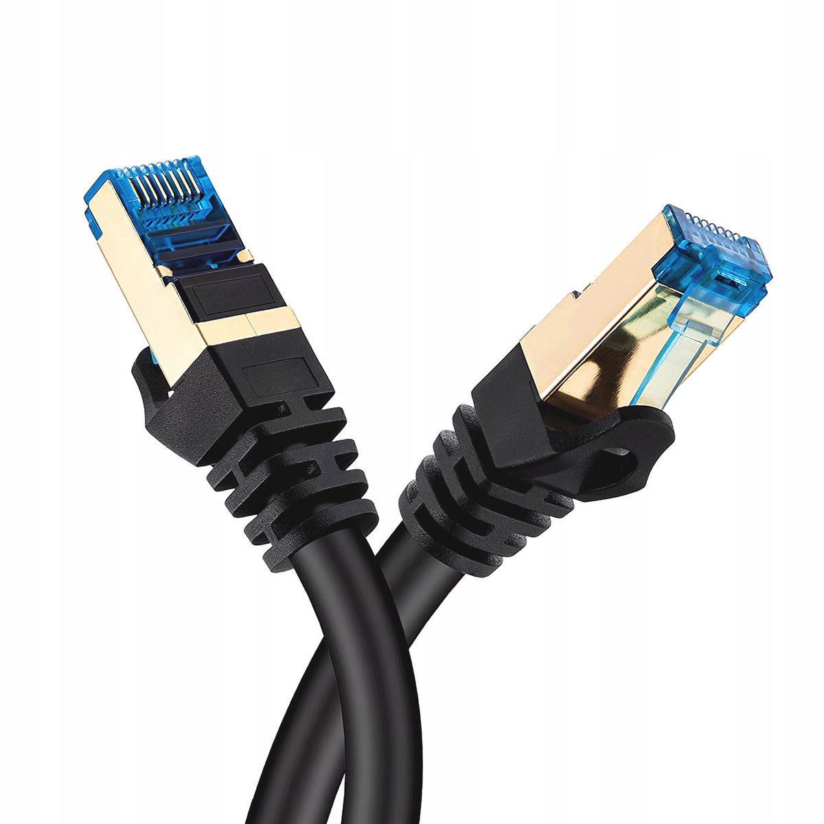 KABEL SIECIOWY LAN ZŁOTY MIEDŹ + SFTP CAT7 20M Patchcord RJ45 7 ETHERNET