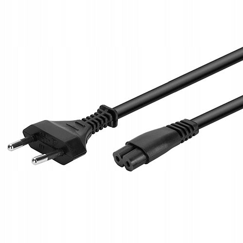 Kabel sieciowy przewód zasilający 1,5m 2x0,75 do radia zasilacza TV
