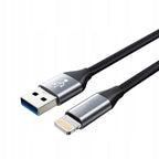 Kabel USB - Lightning 2.0 mocny długi oplot 2M