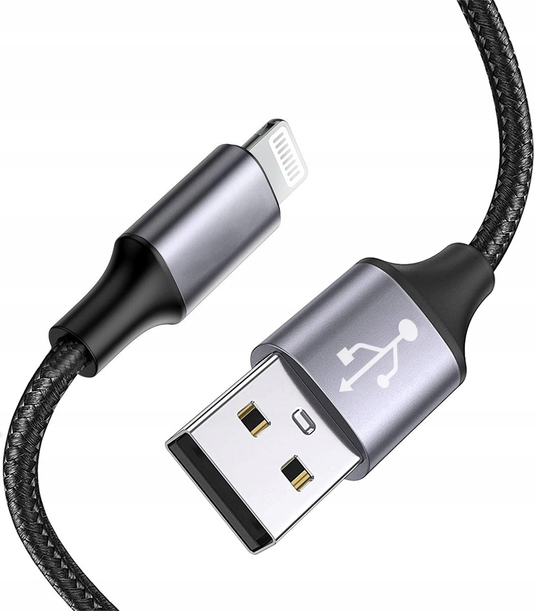 Kabel USB - Lightning 2.0 mocny długi oplot 2M