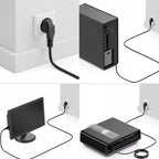 Kabel zasilający przewód komputerowy 1,5m PC ups