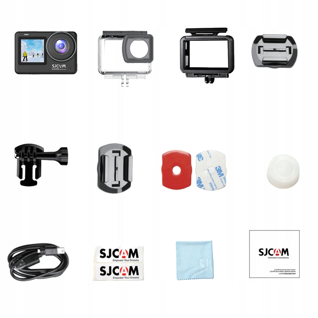 Kamera sport SJCAM SJ10 Pro Dual screen 4K 60 fps
