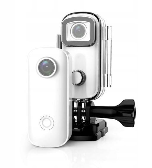 Kamera sportowa SJCAM C100+ 4K 30 kl./s wodoodporna Wi-Fi white