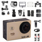 Kamera sportowa SJCAM SJ4000 1080P full HD wodoodporna akcesoria moto