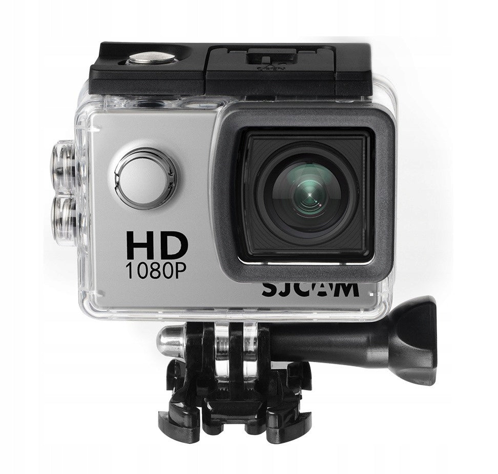 Kamera sportowa SJCAM SJ4000 fullhd srebrna menu PL org