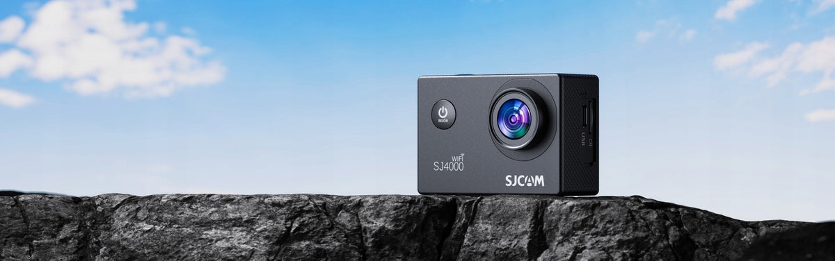 Kamera sportowa SJCAM SJ4000 Wi-Fi 2K/4K biała menu PL org