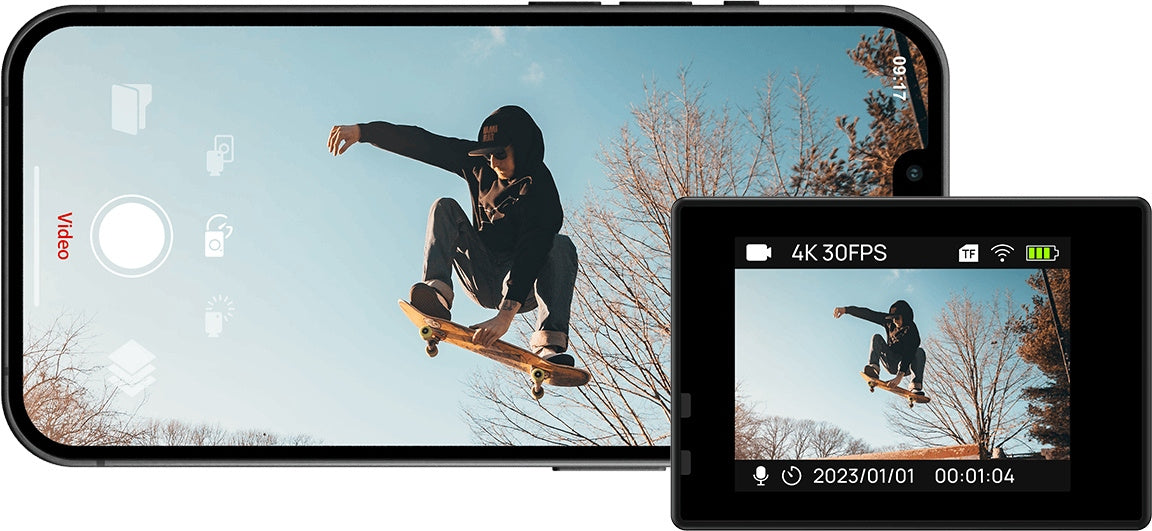 Kamera sportowa SJCAM SJ4000 Wi-Fi żółta 4k UHD wodoodporna akcesoria