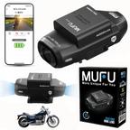 Kamera wideorejestrator na motocykl MUFU V12S pro Dwie kamery 1080p 30fps