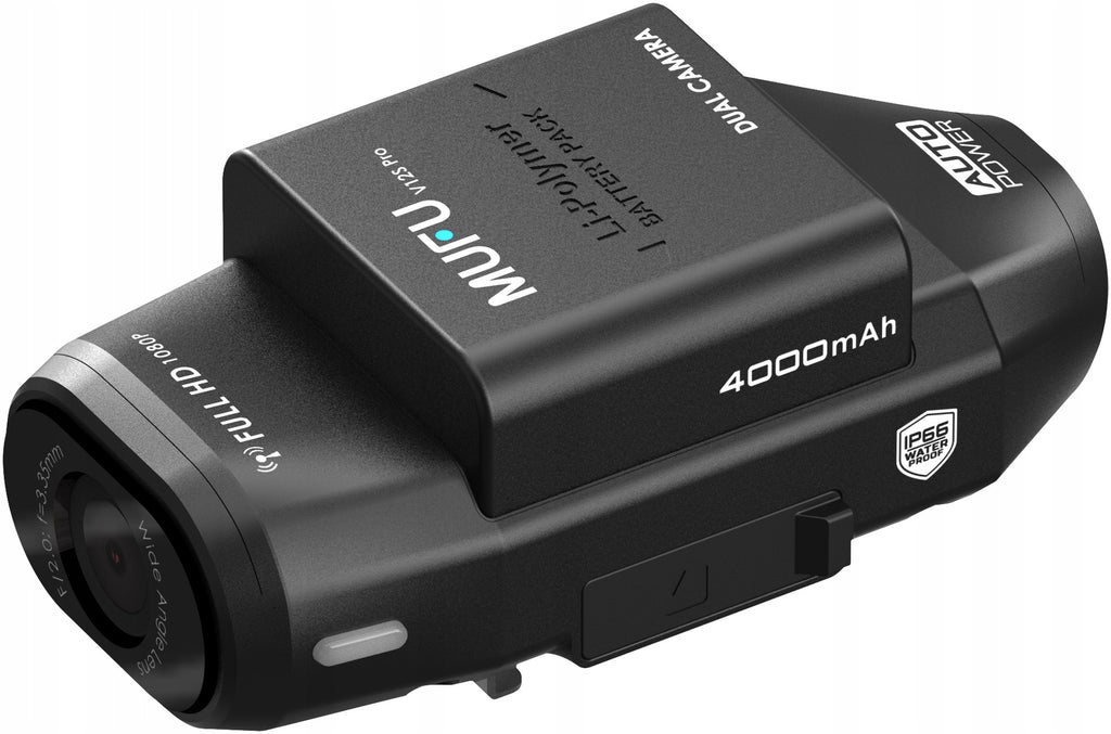 Kamera wideorejestrator na motocykl MUFU V12S pro Dwie kamery 1080p 30fps