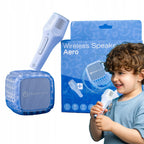 Karaoke PowerLocus Aero Głośnik Bluetooth z Mikrofonem Bezprzewodowym dla Dzieci