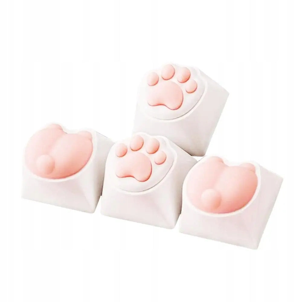 Keycaps klawiatura klawisze kocie łapki x2 pupcia corgi x2
