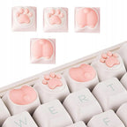 Keycaps klawiatura klawisze kocie łapki x2 pupcia corgi x2