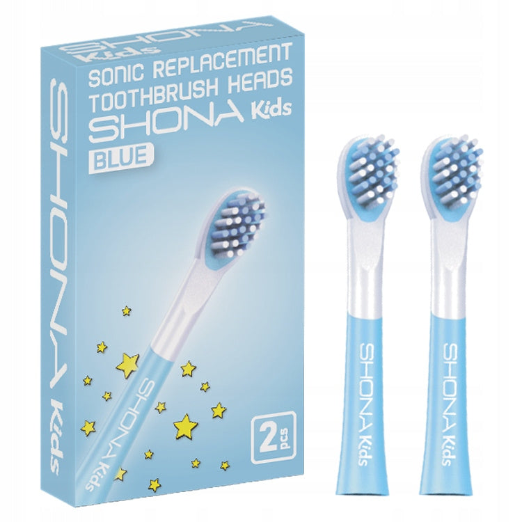 Końcówka do szczoteczek sonicznej SHONA kido vision blue orginalne 2szt