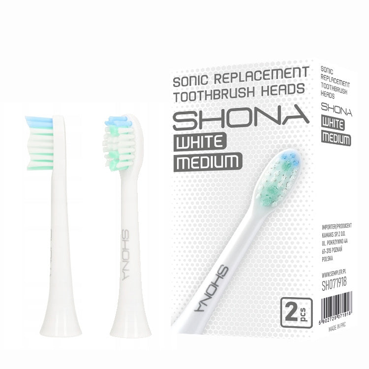 Końcówka SHONA do szczoteczk oro-sonic white 2 szt