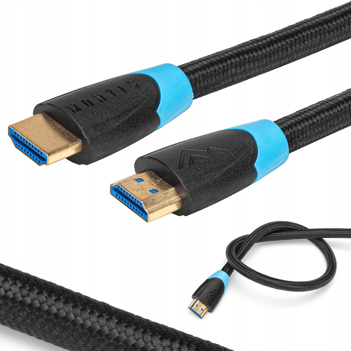 Kabel HDMI-HDMI 2.0 4K 1m Montis MT164-1