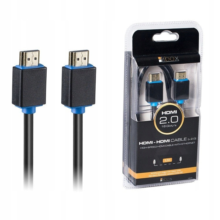 Kabel Libox LB0135 HDMI - HDMI z Ethernet 1,5m