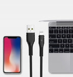 Kabel Libox USB - Apple Lightning 1 m czarny