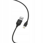 Kabel Libox USB - USB typ C / microUSB / Lightning 1 m czarny