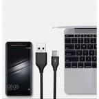 Kabel Libox USB - USB typ C / microUSB / Lightning 1 m czarny