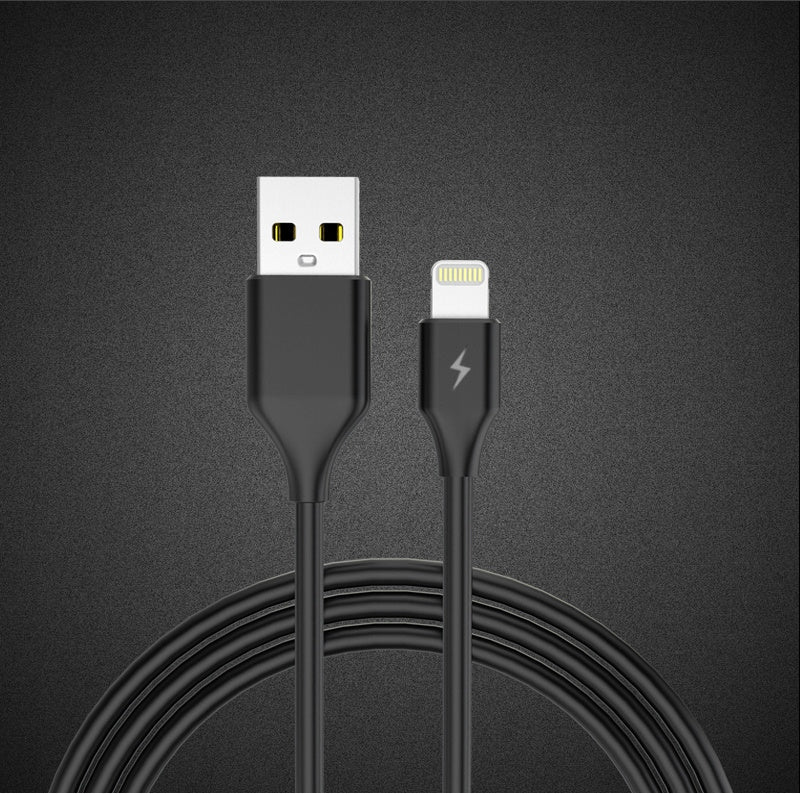 Kabel Libox USB - USB typ C / microUSB / Lightning 1 m czarny