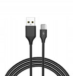 Kabel Libox USB - USB typ C / microUSB / Lightning 1 m czarny