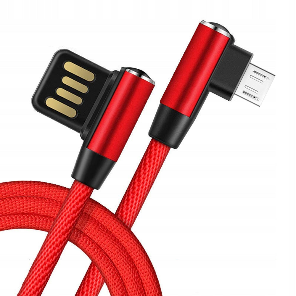 Kabel Libox USB - microUSB typ B 1 m czerwony