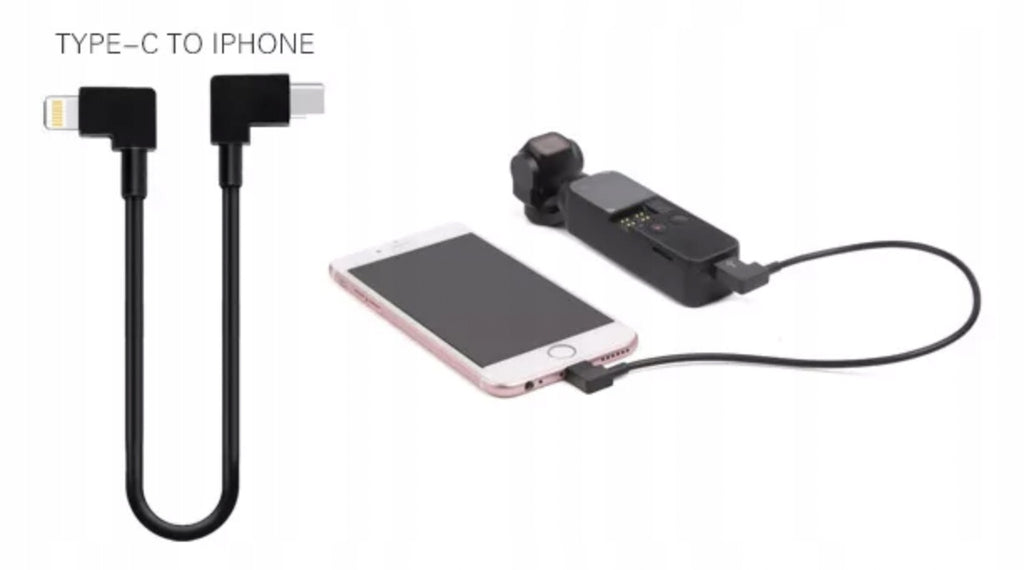 Kabel OTG RC USB-C - iPhone dla kamery DJI Pocket 2 / DJI Mini 2 (OP-X9168)