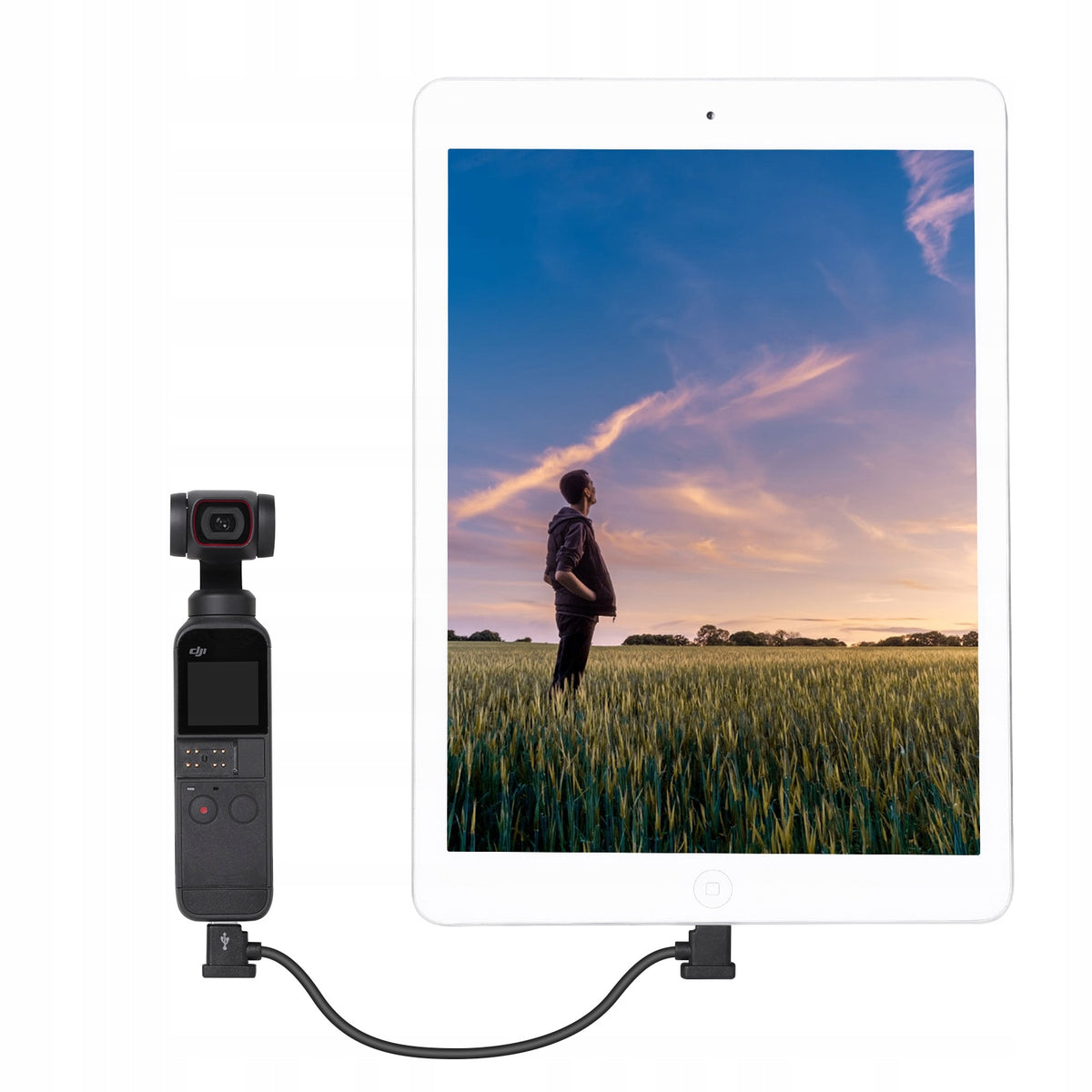 Kabel OTG RC USB-C - iPhone dla kamery DJI Pocket 2 / DJI Mini 2 (OP-X9168)