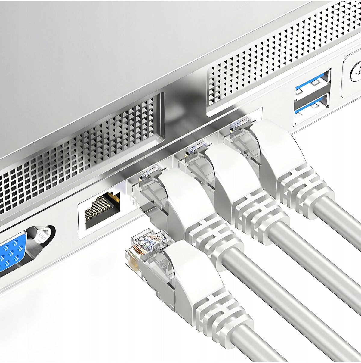 Kabel Sieciowy Lan Cat5e Przewód Ethernet Skrętka Cat 5e UTP kat 5 RJ45 2m