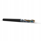 Kabel Sieciowy Patchcord S/FTP 6a RJ45 / RJ45 1,5 m czarny internet