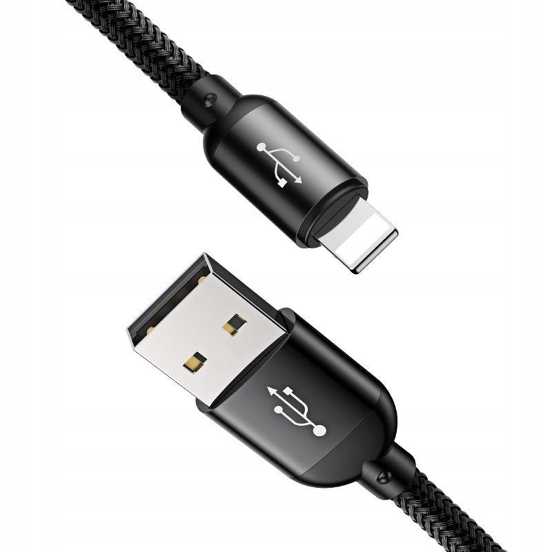 Kabel USB Baseus 3w1 USB-C / Lightning / Micro 3A