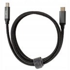 Kabel USB C - USB C 3.0 metalowy wtyk wzmacniany szybkie ładowanie 1M