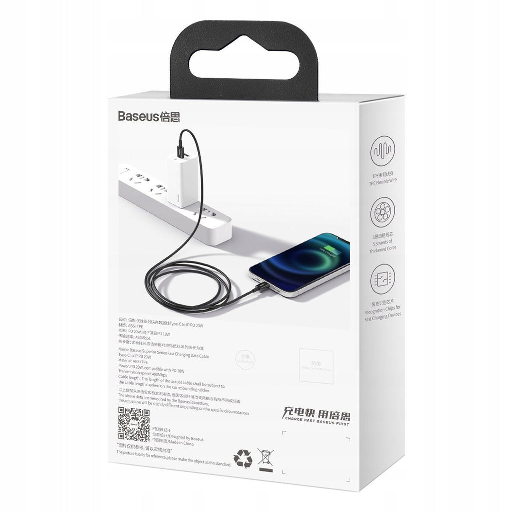 Kabel USB-C do Lightning Baseus Superior Series, 2