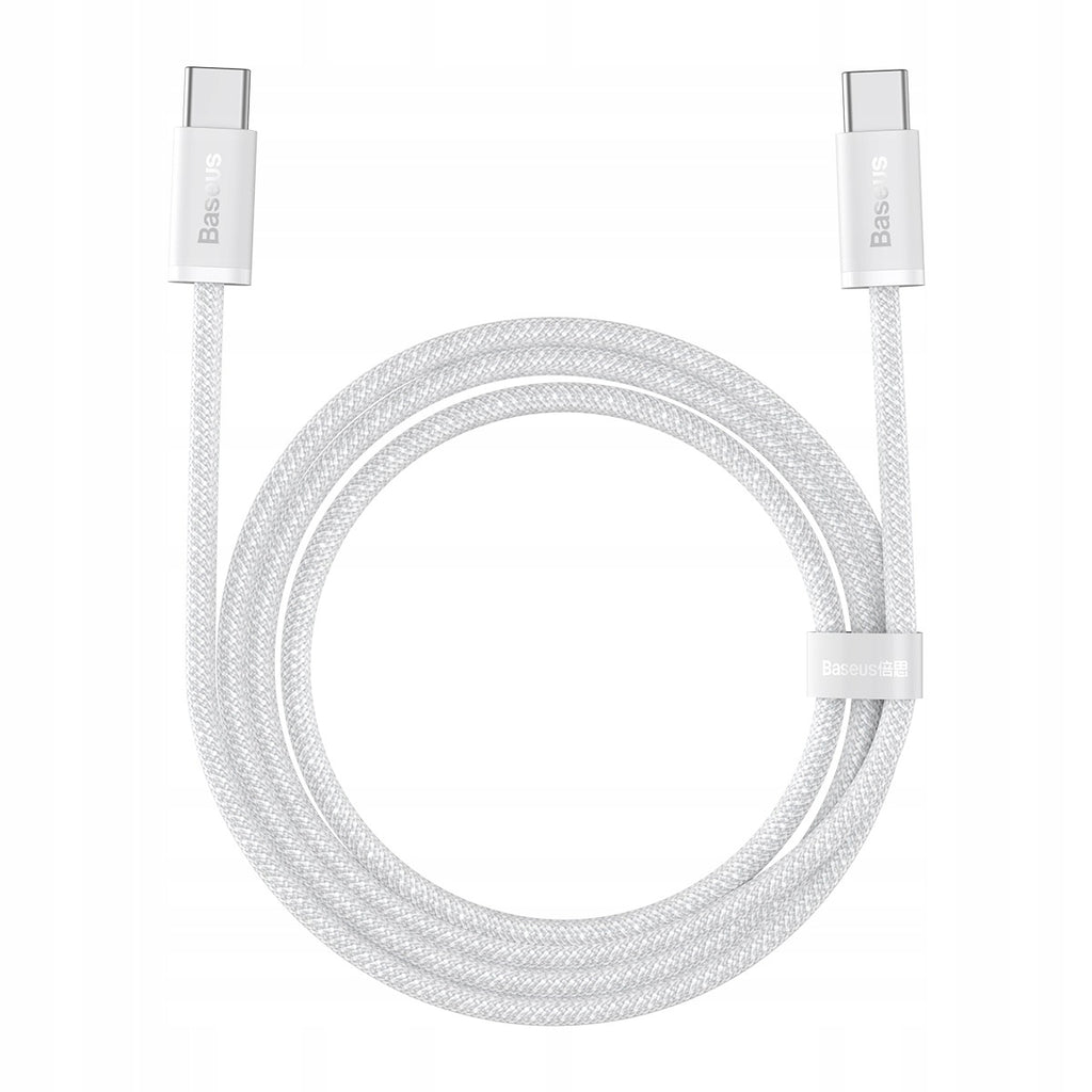 Kabel USB-C do USB-C Baseus Dynamic, 100W, 1m (bia