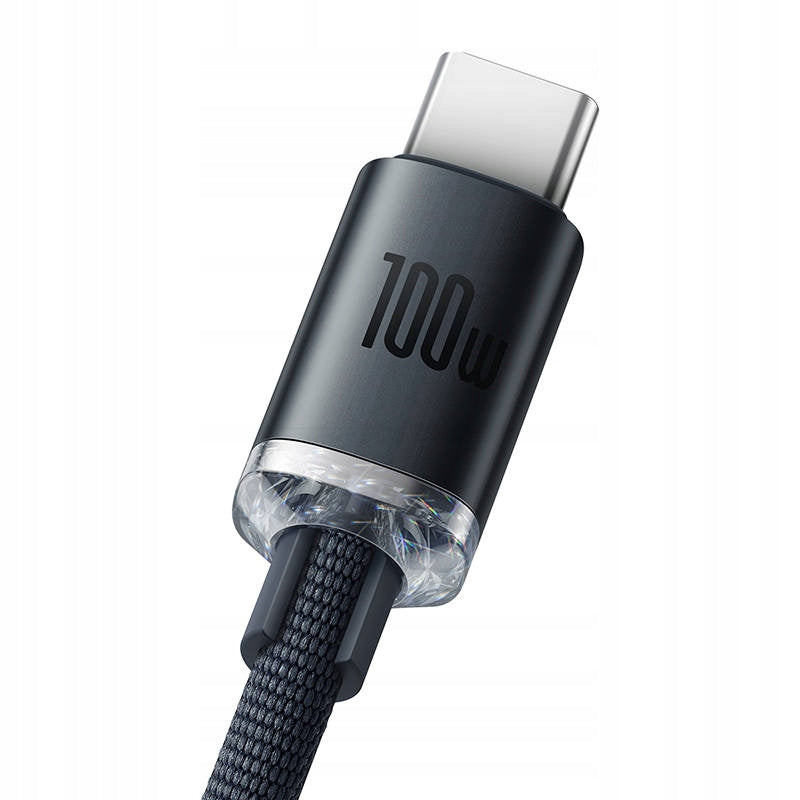 Kabel USB do USB-C Baseus Crystal Shine, 100W, 1.2