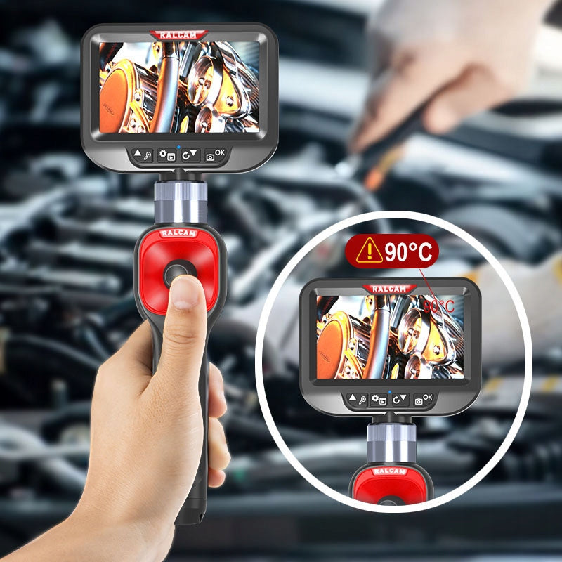 Kamera Inspekcyjna boroskop Ralcam F604B Endoskop 3.9mm 4WAY IP67 5" LCD HD + toolbox