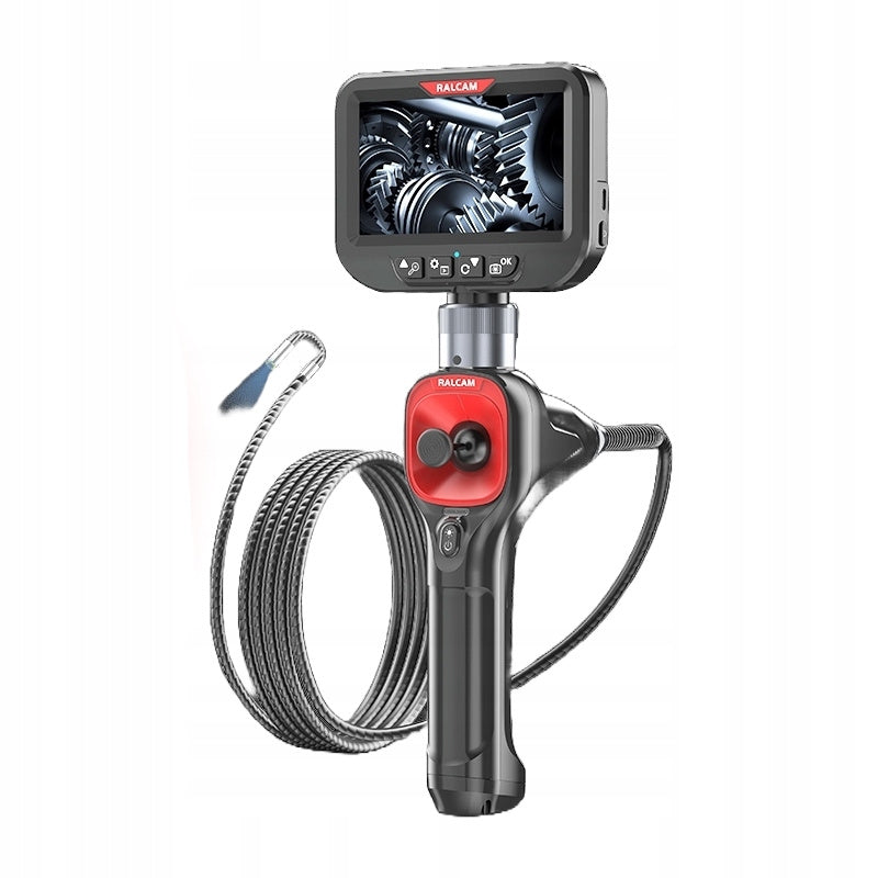 Kamera Inspekcyjna boroskop Ralcam F604B Endoskop 3.9mm 4WAY IP67 5" LCD HD + toolbox