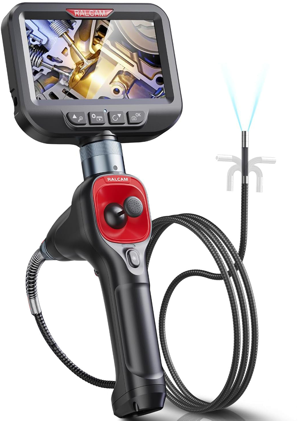 Kamera Inspekcyjna boroskop Ralcam F606B endoskop 6mm LED HD IP67 + toolbox