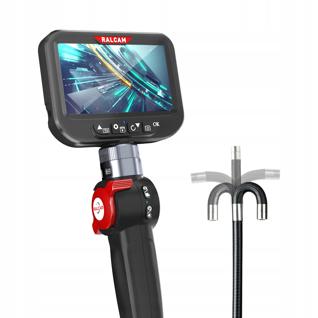 Kamera Inspekcyjna boroskop Ralcam H406B Endoskop 6.2 mm HD 4.3” LCD IP67 + toolbox