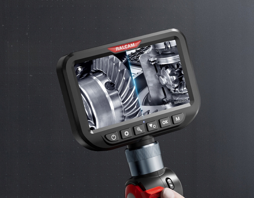 Kamera Inspekcyjna boroskop Ralcam H406BD-MAX Endoskop DualLens 2 obiektywy + toolbox