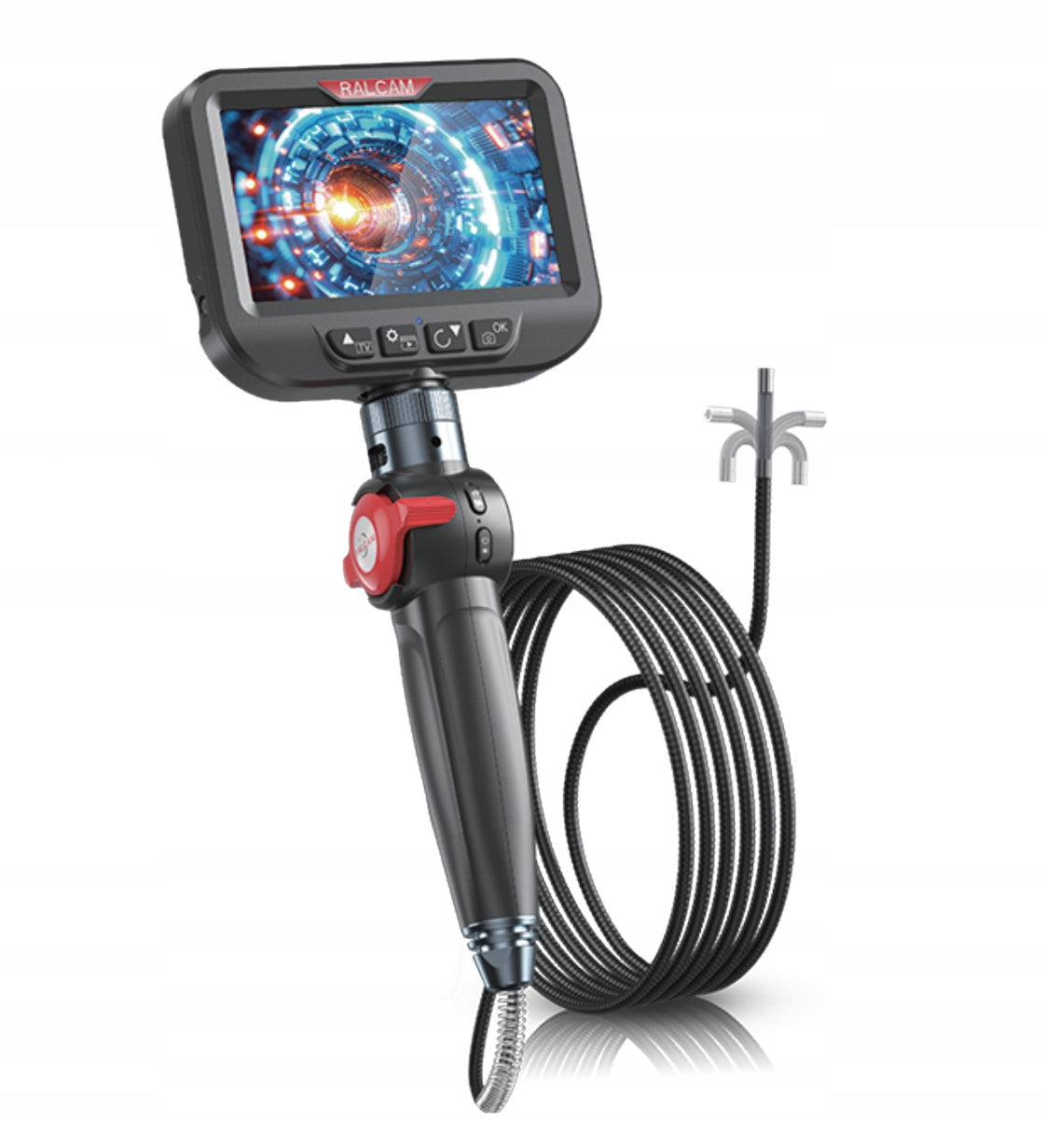 Kamera Inspekcyjna boroskop Ralcam H408B endoskop 8mm LED full HD + toolbox