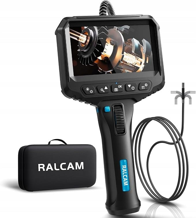Kamera Inspekcyjna boroskop Ralcam R406S Endoskop 6.2mm HD 4.3" HD IP67 3h + toolbox