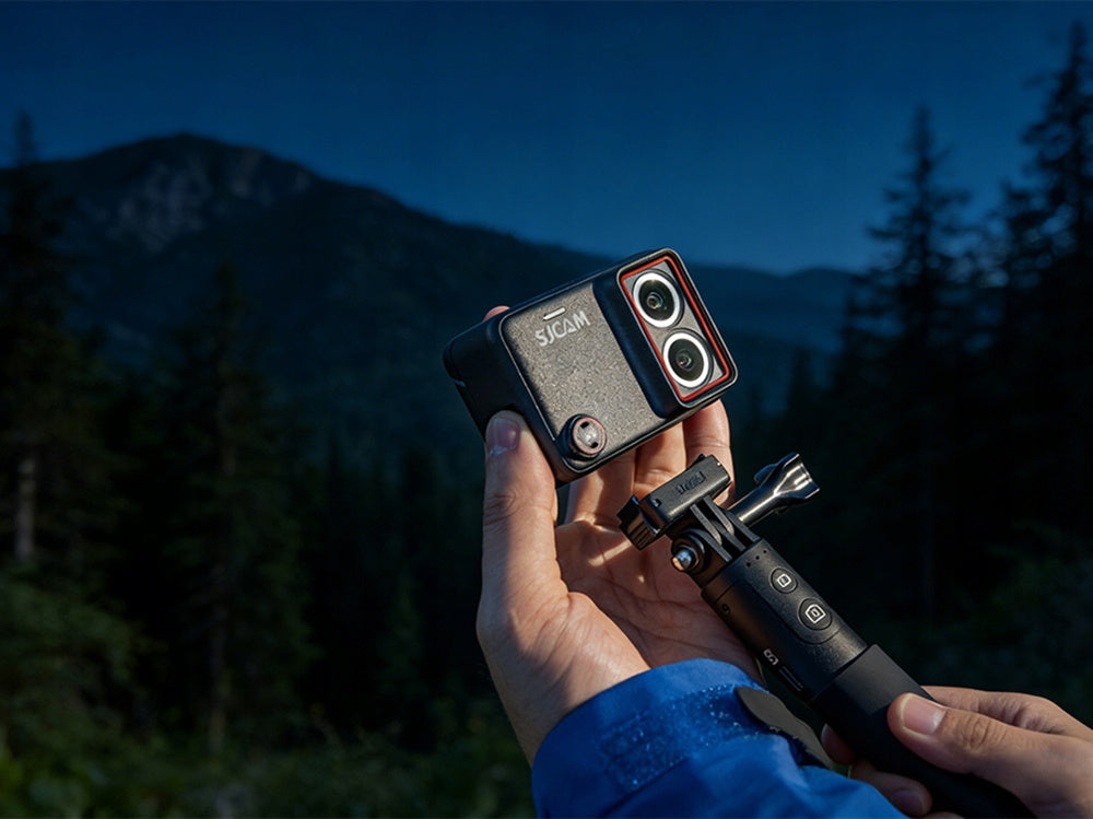 Kamera SJCAM SJ30 Dual Lens 8K Obracany Ekran 2.51" 48MP 7h + Selfie stick + akcesoria