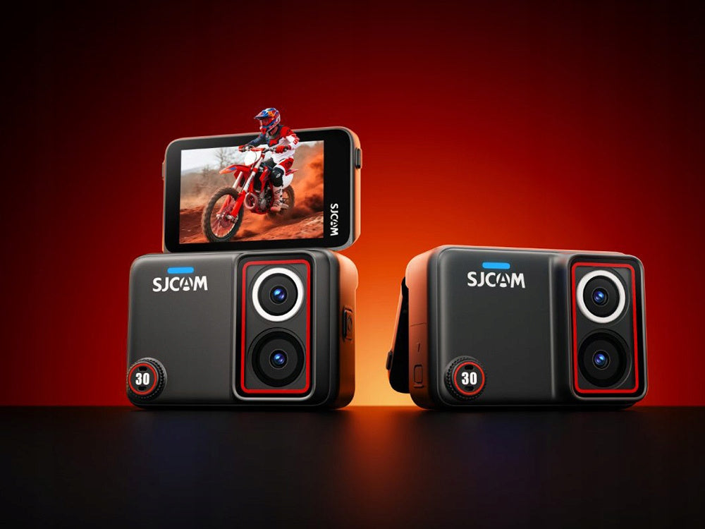 Kamera SJCAM SJ30 Dual Lens 8K Obracany Ekran 2.51" 48MP 7h + Selfie stick + akcesoria